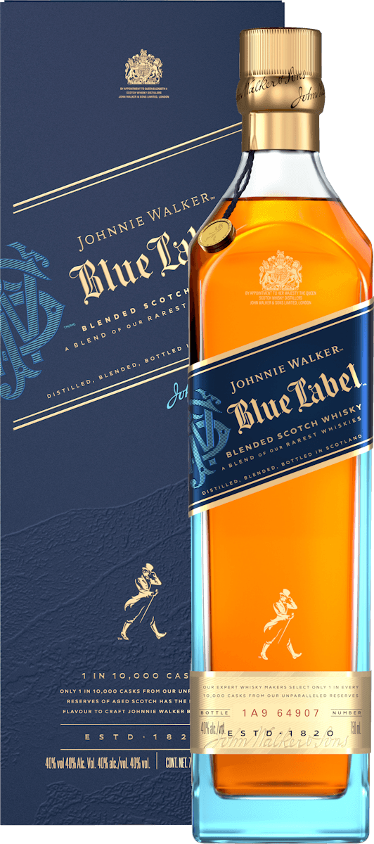 JOHNNIE WALKER BLUE LABEL 750ML